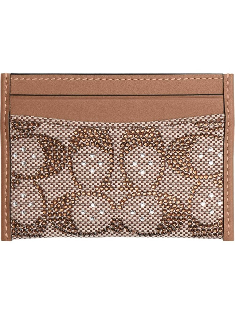 Essential Crystal Jacquard Card Case | Stylish & Compact Wallet for Everyday Use